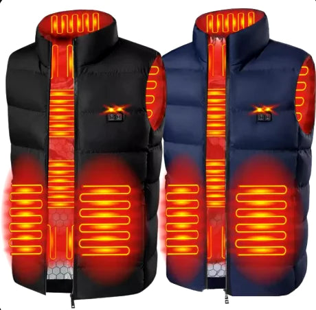 9-Zone USB Heated Vest Jacket for Winter Hunting and Hiking